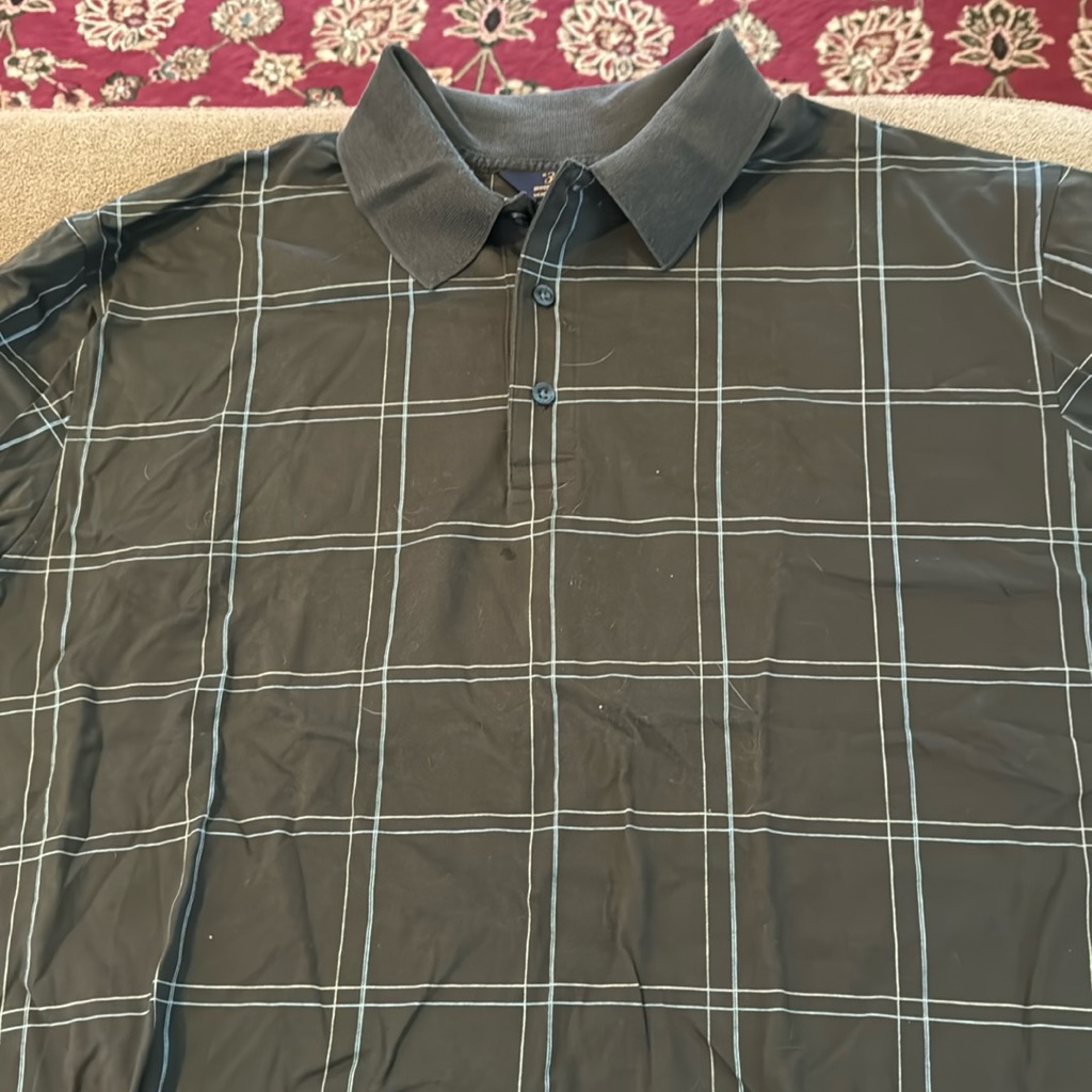 Brooks Brothers 346 Polo Shirt Size Xl Brown Plaid (Td)